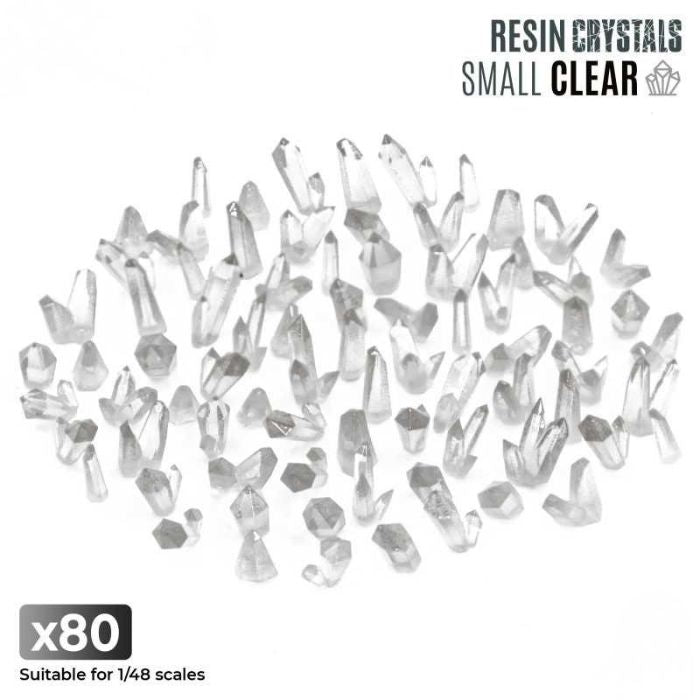 CLEAR Resin Crystals - Small
