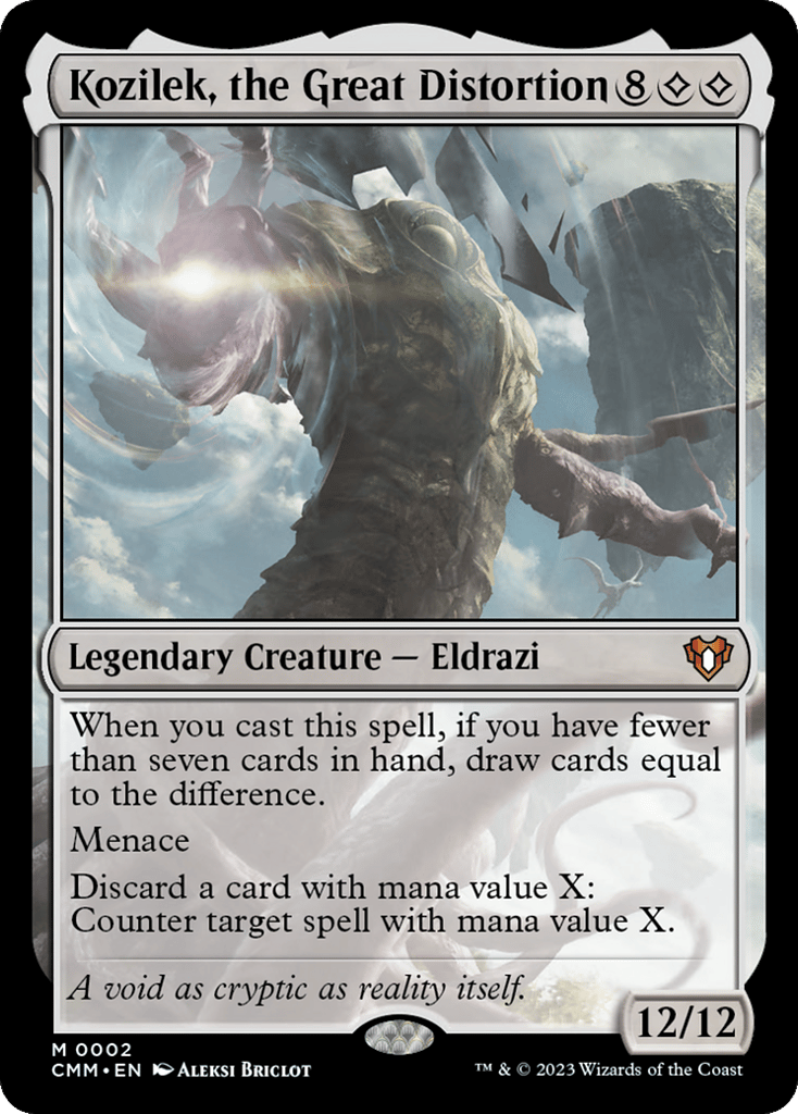 Kozilek, the Great Distortion - Commander Masters - 2