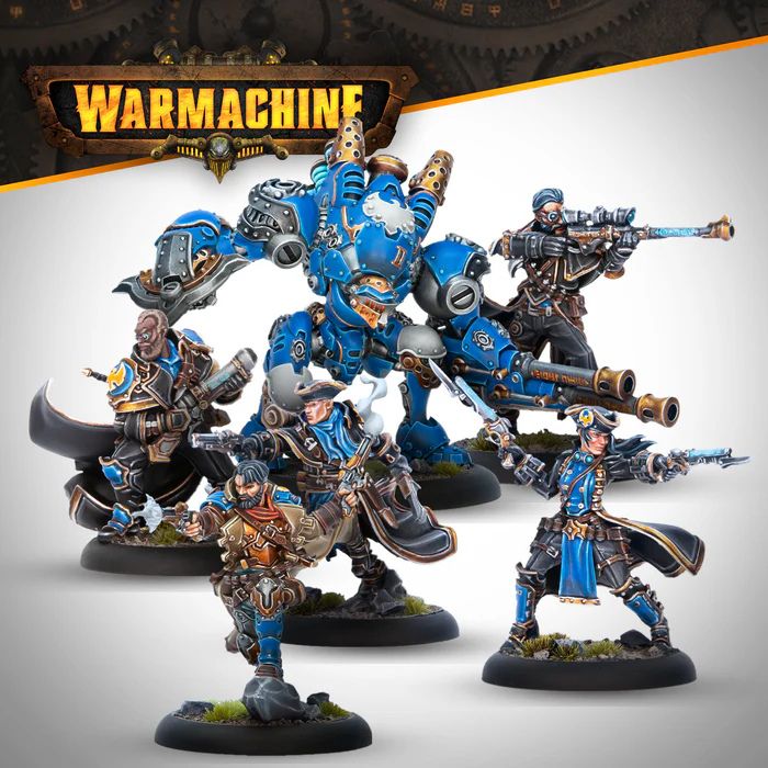 Warmachine: Cygnar - Hellslingers Command Cadre (HIPS)