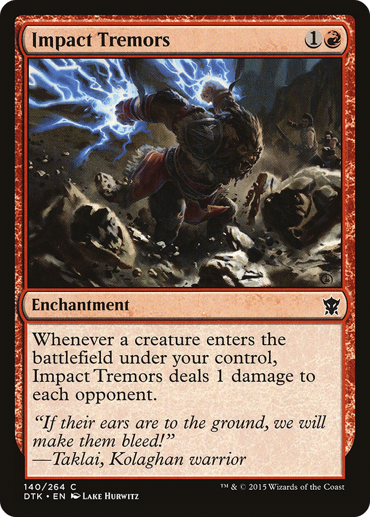 Impact Tremors - Dragons of Tarkir - 140