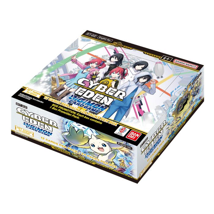 Digimon Card Game - Cyber Eden BT22 Booster Display