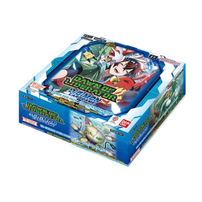 Digimon Card Game - Dawn of Liberator EX-11 Extra Booster Display