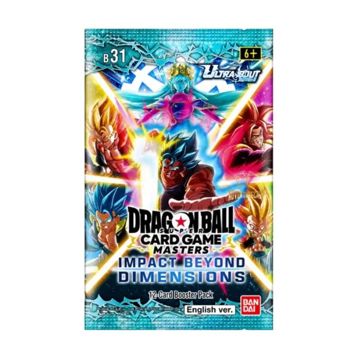 Dragon Ball Super Card Game Masters - Impact Beyond Dimensions B-31 Booster