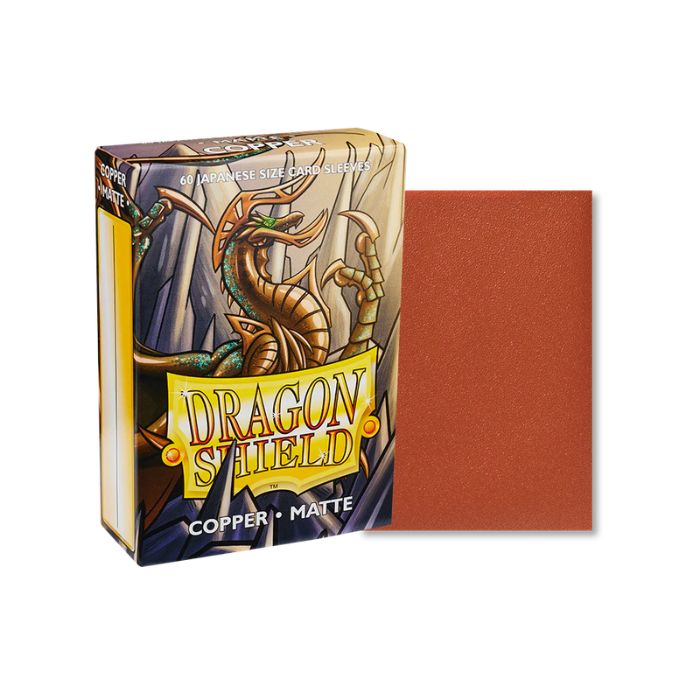 Dragon Shield - Copper Matte Japanese Sleeves (60 Sleeves)
