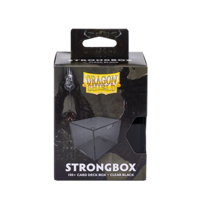 Dragon Shield Strongbox Box - Clear Black