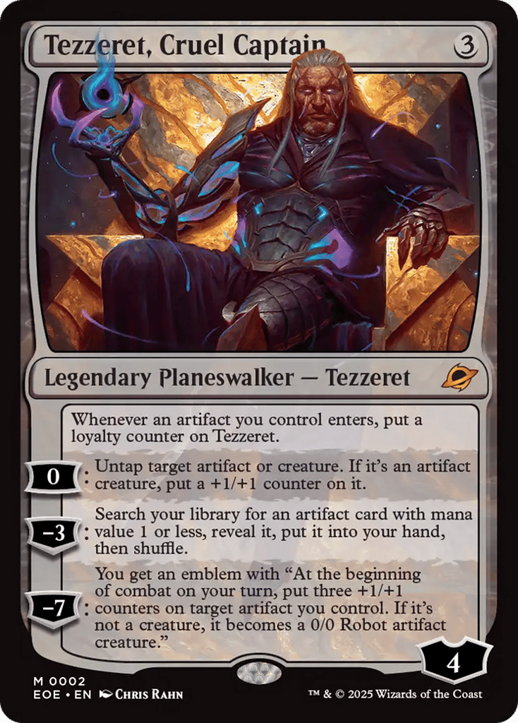 Tezzeret, Cruel Captain - Edge of Eternities - 2