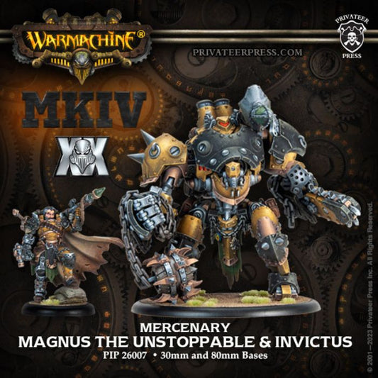 Warmachine MKIV Magnus the Unstoppable and Invictus