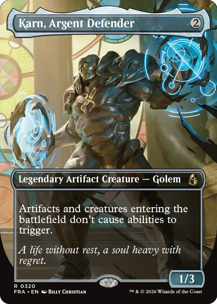 Karn, Argent Defender - Reality Fracture - 320 - Foil
