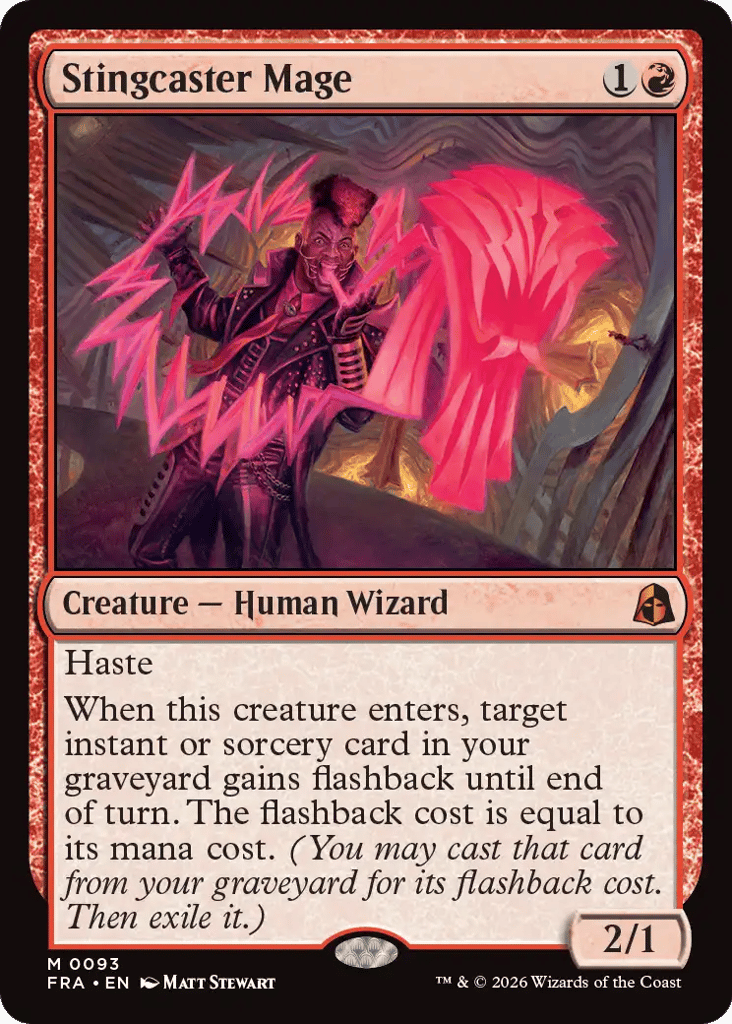 Stingcaster Mage - Reality Fracture - 93 - Foil