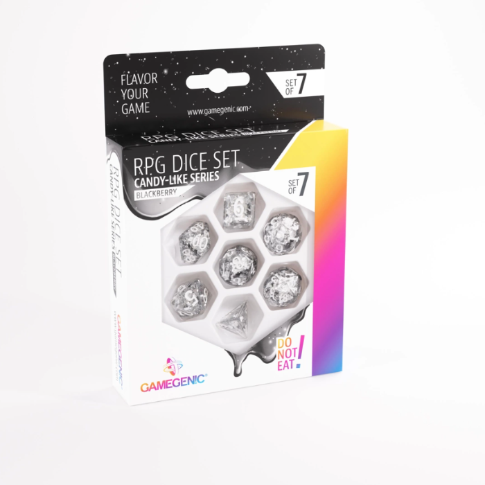 Gamegenic - Candy-Like Series - Blackberry - RPG Dice Set (7pcs)