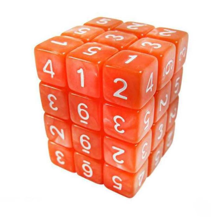 GSW -  Orange - D6 12mm Dice 36x