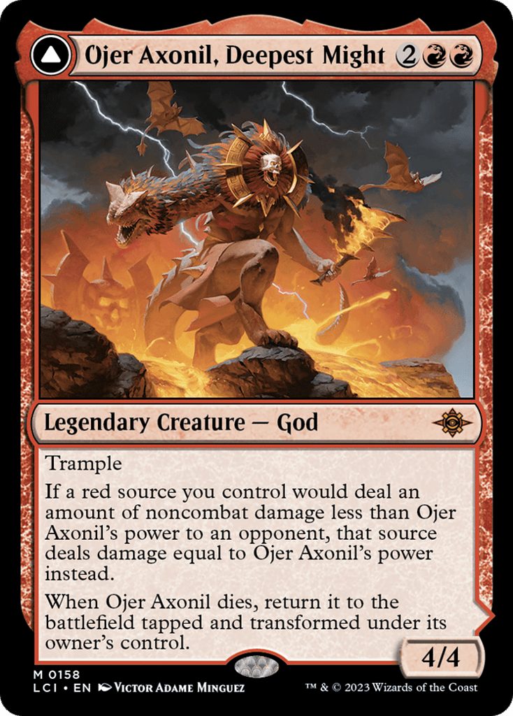 Ojer Axonil, Deepest Might // Temple of Power - The Lost Caverns of Ixalan - 158