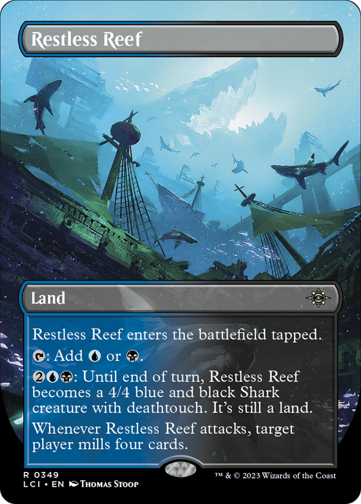 Restless Reef - The Lost Caverns of Ixalan - 349 - Foil