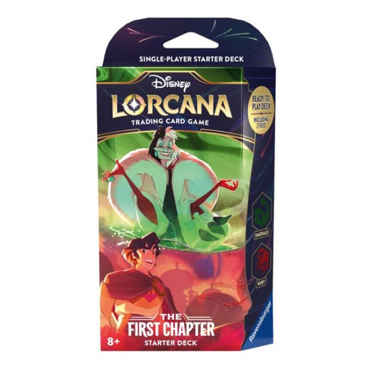 Disney Lorcana: The First Chapter TCG Starter Deck Ruby & Emerald (PreOrder)