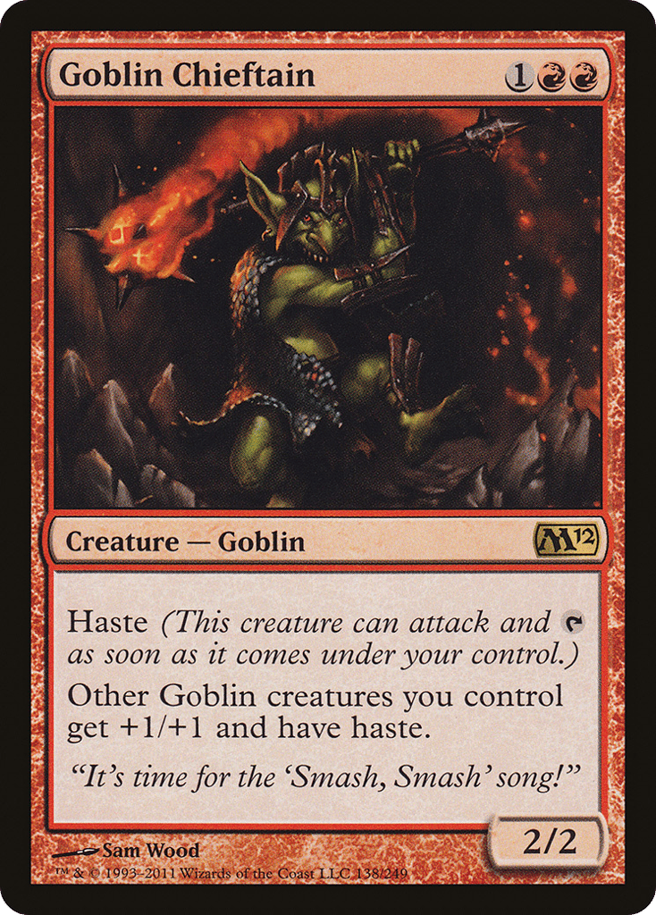 Goblin Chieftain - Magic 2012 - 138
