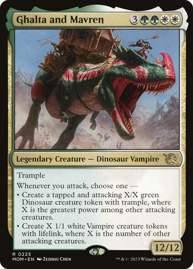 Ghalta and Mavren - March of the Machine - 225 - Foil