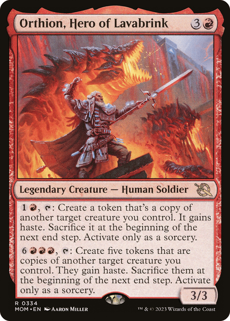 Orthion, Hero of Lavabrink - March of the Machine - 334