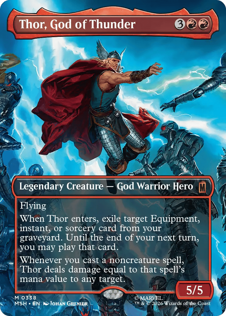 Thor, God of Thunder - Marvel Super Heroes - 338 - Foil