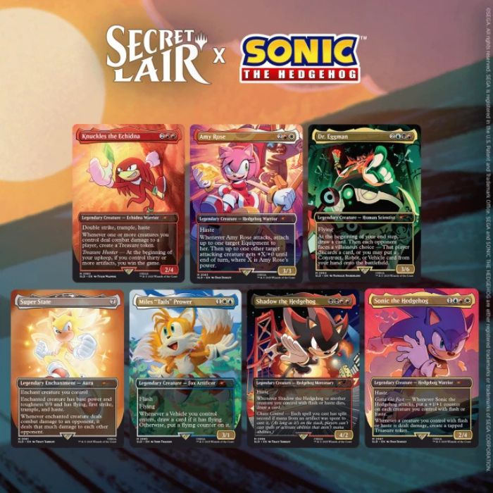 Magic - Secret Lair x Sonic: Friends & Foes WPN Exclusive