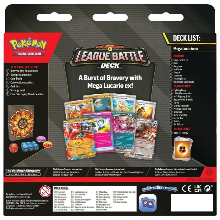 Pokemon TCG: Mega Lucario ex League Battle Deck