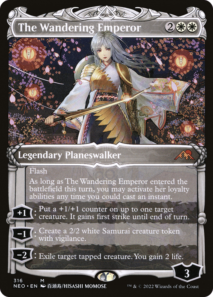 The Wandering Emperor - Kamigawa: Neon Dynasty - 316 - Foil