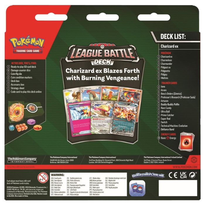 Pokemon TCG: Charizard ex League Battle Deck (PreOrder)