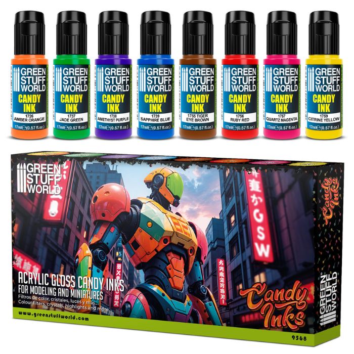 Paint Set - Acrylic Candy Ink Paints