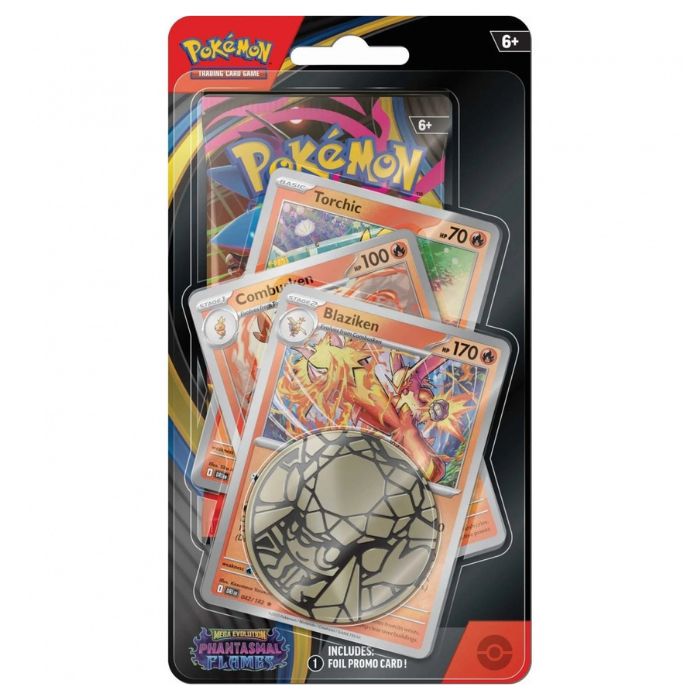 Pokemon TCG: Mega Evolution - Phantasmal Flames Premium Checklane Blister (Blaziken)