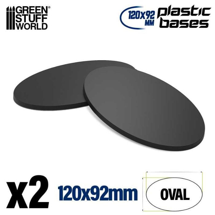 Plastic Bases - Oval Pill 120x92mm
