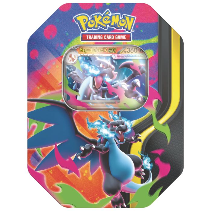 Pokemon TCG: Mega Charizard Tin - Mega Charizard X