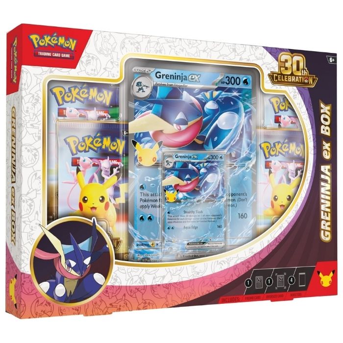 Pokemon TCG: 30th Celebration - Greninja Ex box