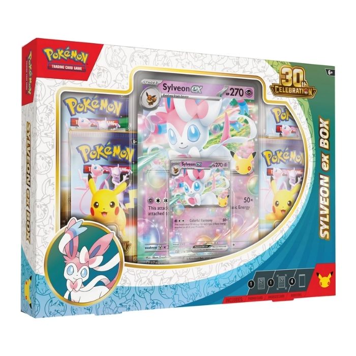 Pokemon TCG: 30th Celebration - Sylveon Ex box