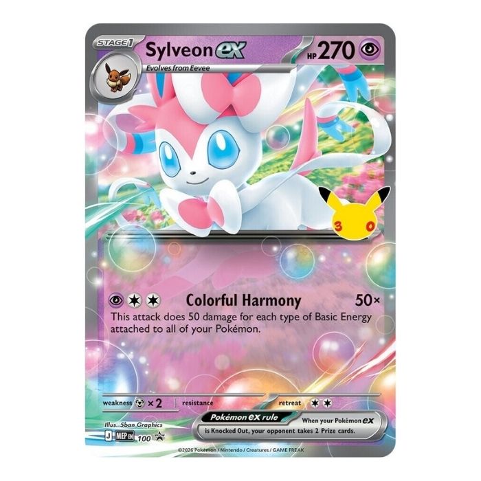 Pokemon TCG: 30th Celebration - Sylveon ex Tin