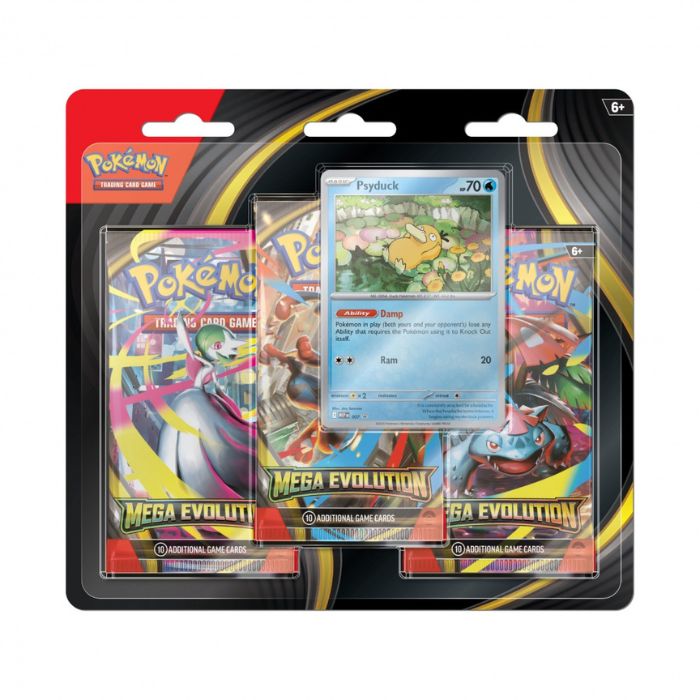 Pokemon TCG: Mega Evolution - 3-Pack Blister (Psyduck)