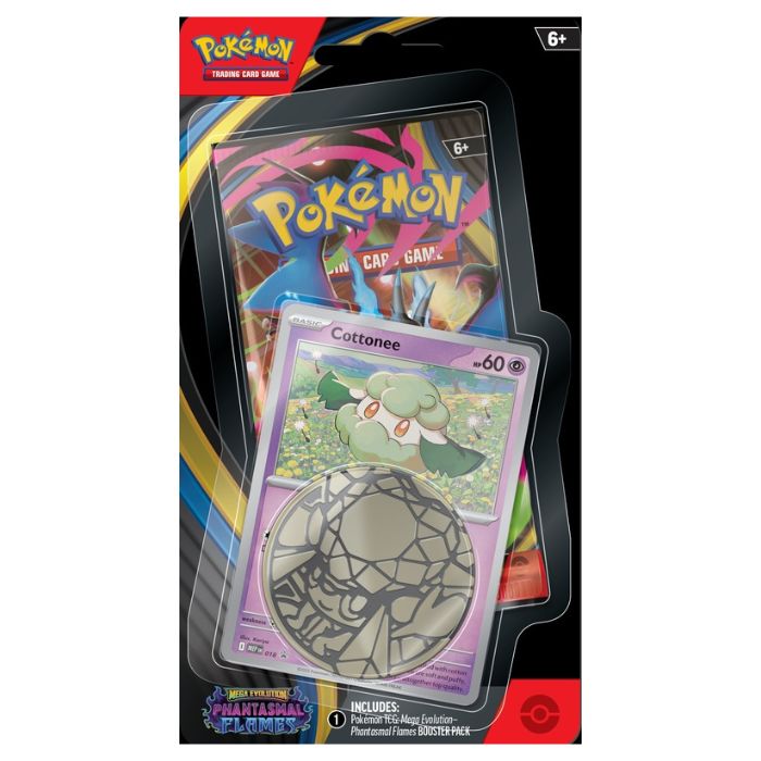 Pokemon TCG: Mega Evolution - Phantasmal Flames Checklane Blister (Cottonee)