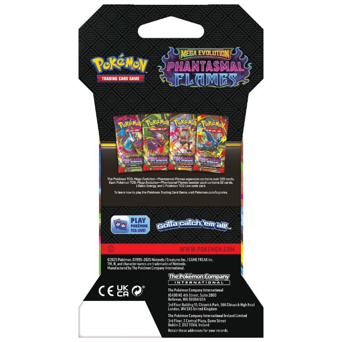 Pokemon TCG: Mega Evolution - Phantasmal Flames Sleeved Booster