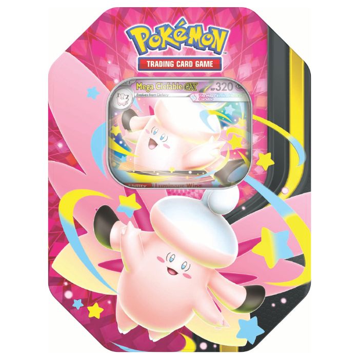Pokemon TCG: Mega Moonlit Tin - Mega Clefable