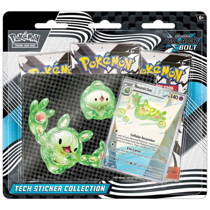 Pokemon TCG: SV10.5 Black Bolt Tech Sticker Collection