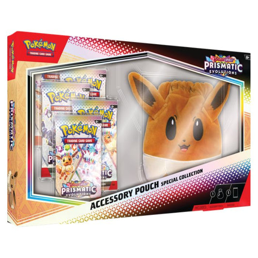 Pokemon Prismatic Evolutions Accessory Pouch Special Collection