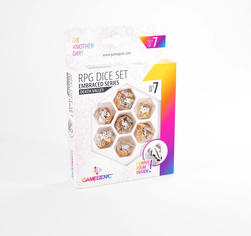 Gamegenic - Embraced Series - Death Valley - RPG Dice Set (7pcs)