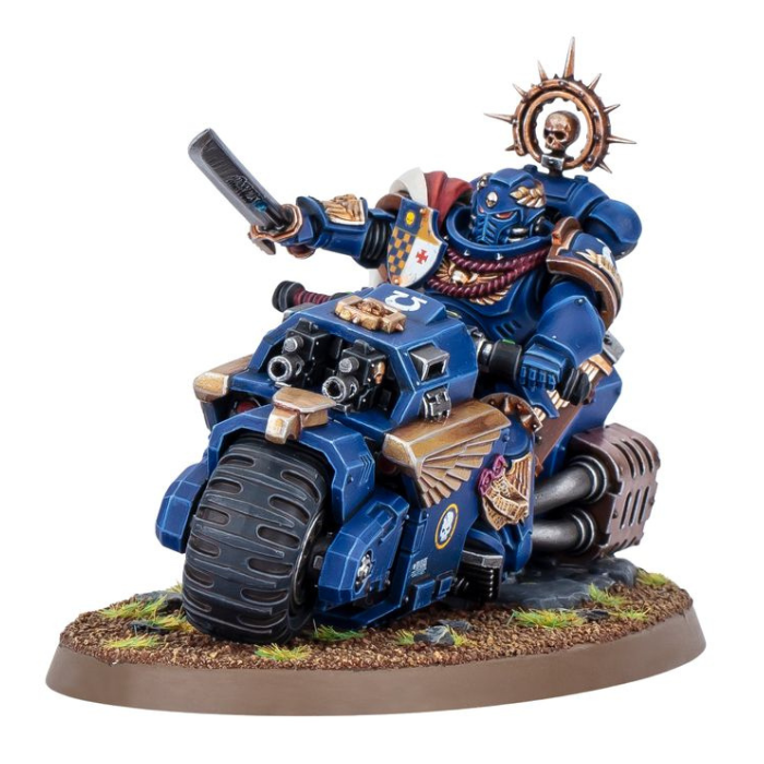 Space Marines - Captain on Bike