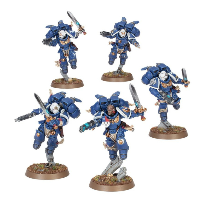Space Marines - Vanguard Veteran Squad with Jump Packs