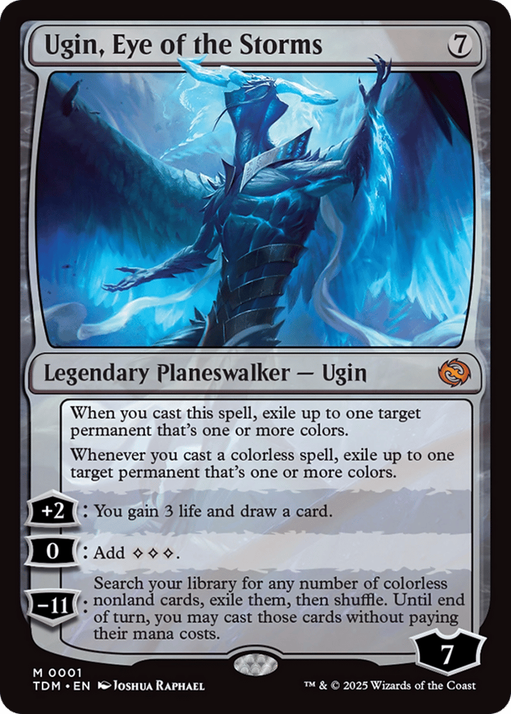 Ugin, Eye of the Storms - Tarkir: Dragonstorm - 1 - Foil