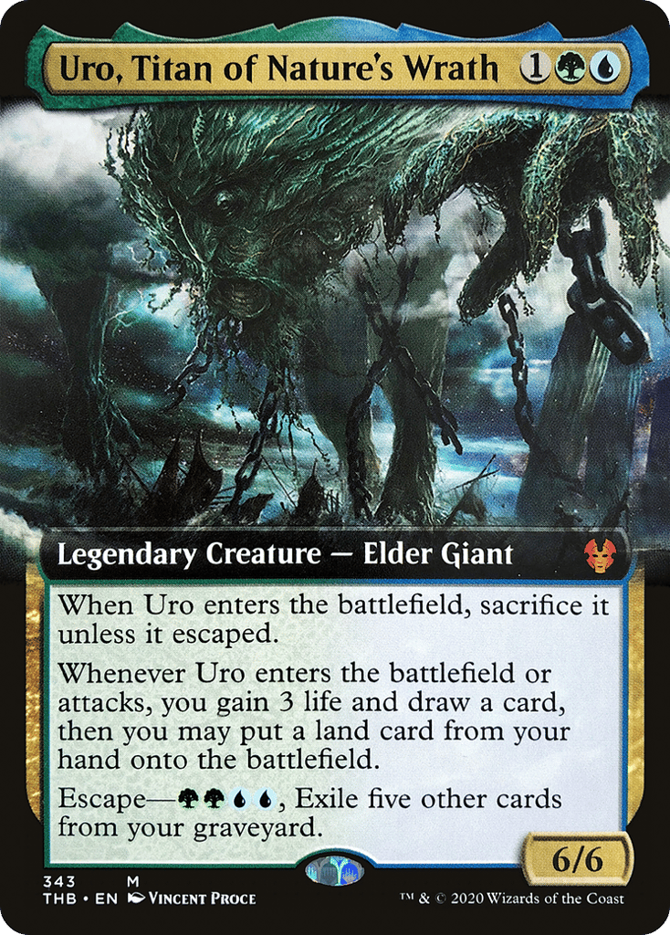 Uro, Titan of Nature's Wrath - Theros Beyond Death - 343 - Foil