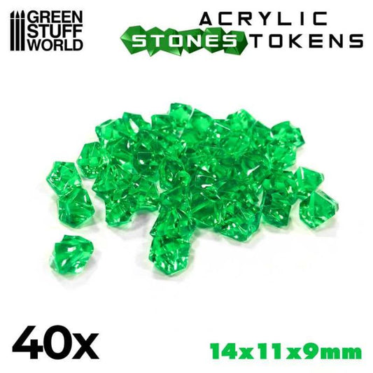 Tokens - Green Warpstones