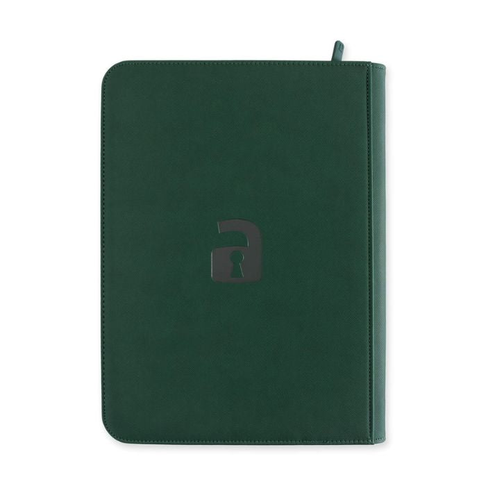 VaultX - 9-Pocket Exo-Tec® Zip Binder Forest Green