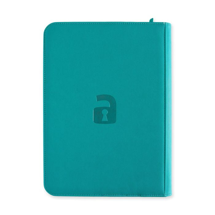 VaultX - 9-Pocket Exo-Tec® Zip Binder Ocean Blue
