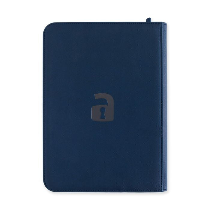 VaultX - 9-Pocket Exo-Tec® Zip Binder Royal Blue
