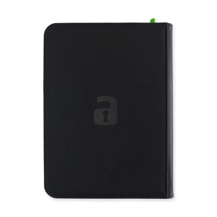 VaultX - 9-Pocket Exo-Tec® Zip Binder Signature Black