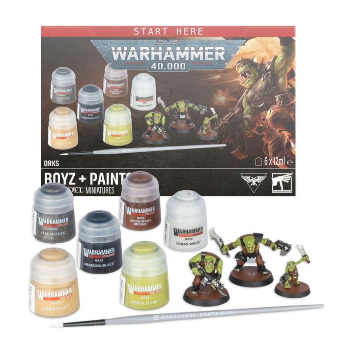 Warhammer 40,000: Orks - Boyz + Paints